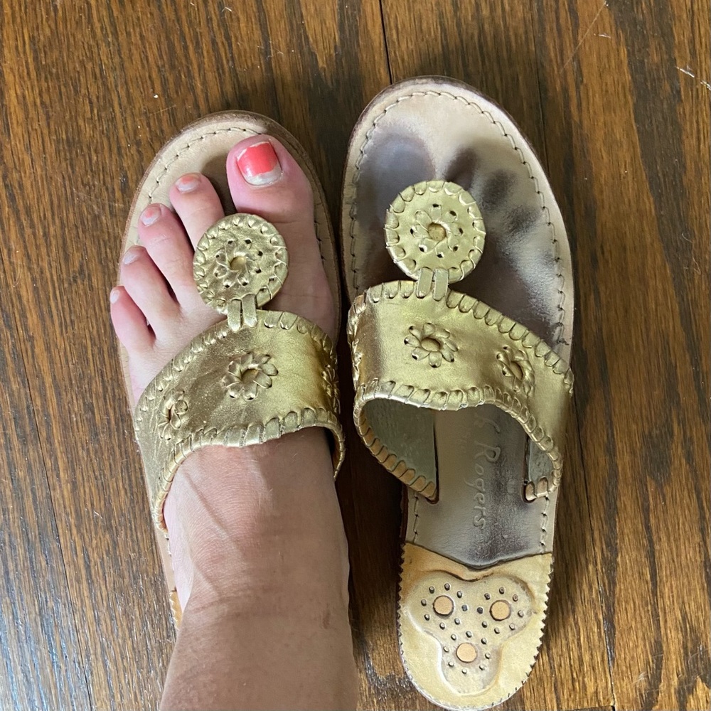 Gold jack Rogers